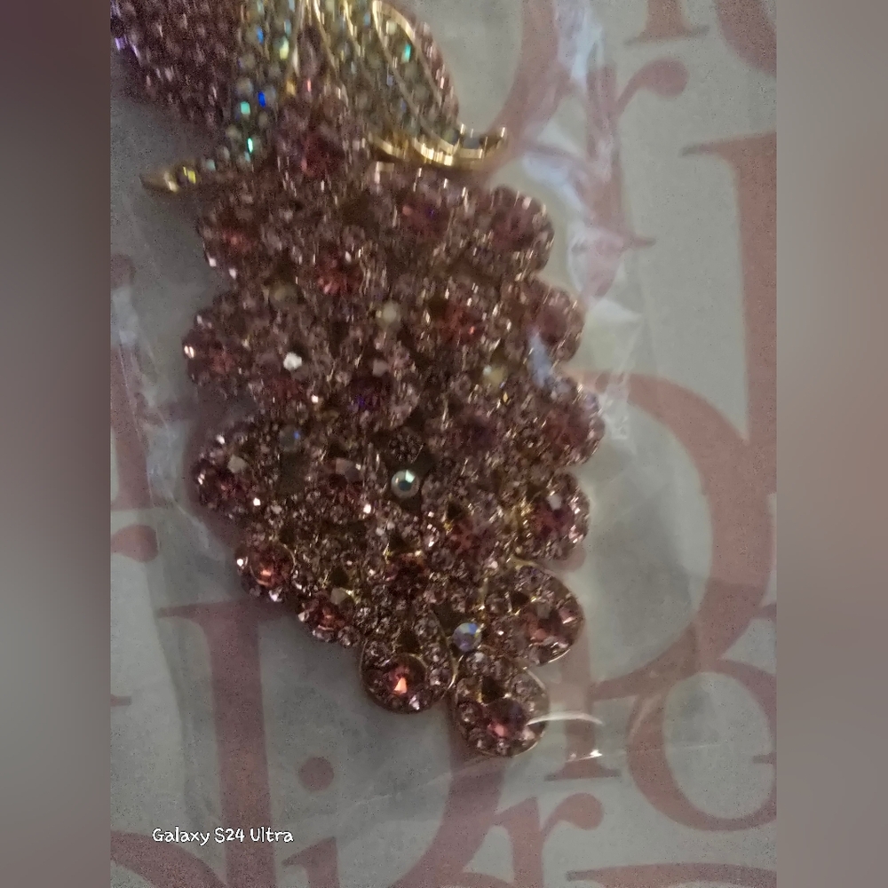 Peacock 🦚 Bag Charm/ Keychain New - Picture 3 of 9